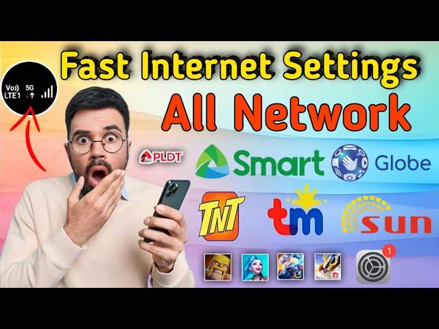 2024 Fastest Internet Tricks | APN Setting Smart & Suncellular Tricks