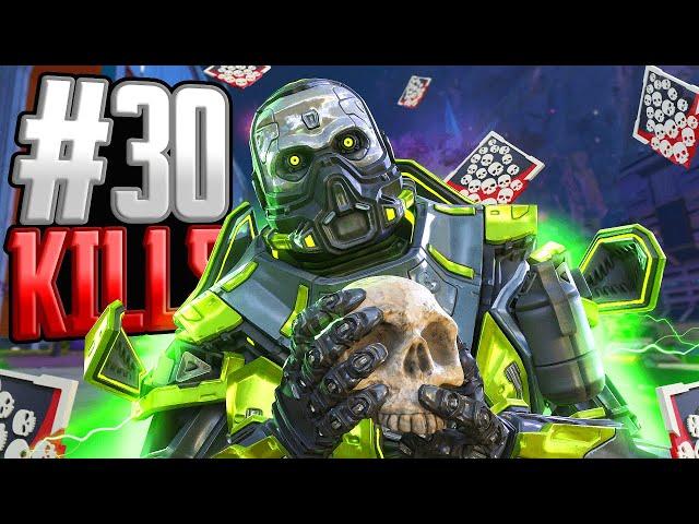 INSANE Caustic 30 KILLS and 7,400 Damage Apex Legends Gameplay