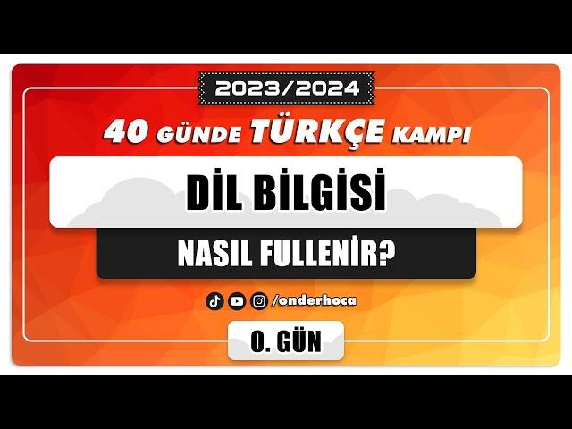 DİL BİLGİSİ NASIL FULLENİR? / Önder Hoca