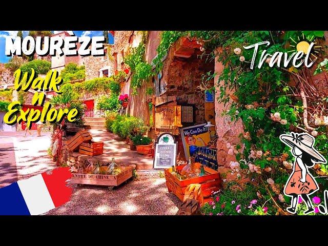 Mourèze  Beautiful Medieval Villages  French Village Walking Tour 