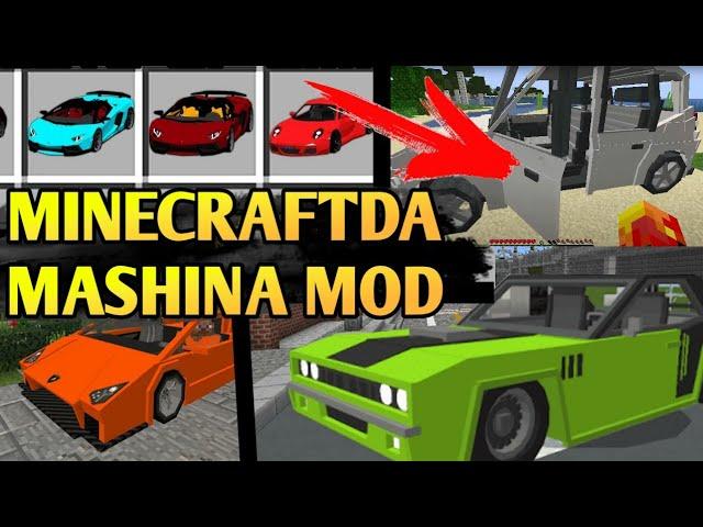 Minecraftga mashina mod oʻrnatish. Uzbekcha minecraft.