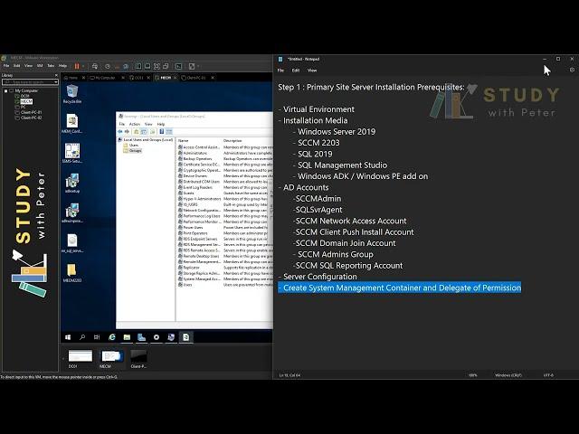 Step by Step SCCM/MECM 2203 Installation LAB - 01|  Primary Site Server Installation Prerequisites