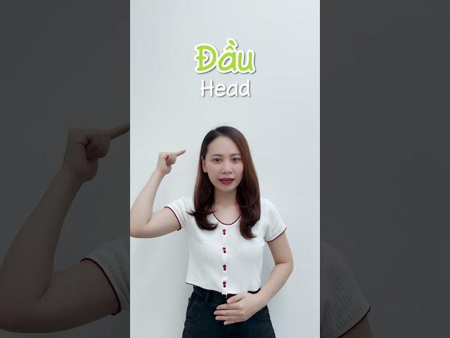 Vietnamese Lessons Under 60 Seconds: Facial Features #Short