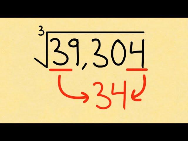 Cómo CALCULAR una RAÍZ CÚBICA de forma MENTAL (Súper fácil) | TRUCOS para el examen de admisión