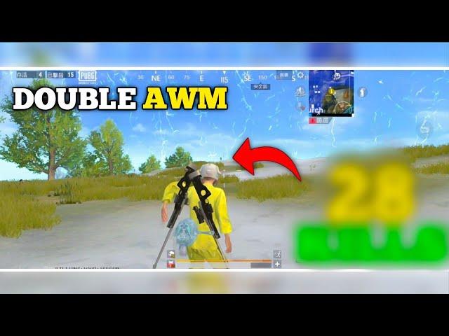 DOUBLE AWM CHALLENGE pt.1 | 1v4 GAMEPLAY | PUBG MOBILE LITE