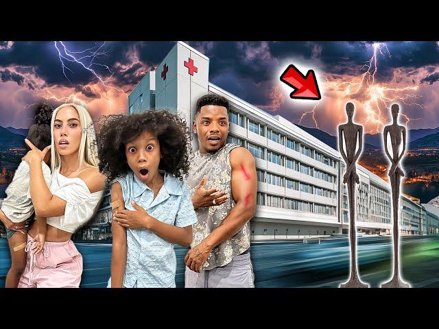 We Survived 24 hours in a Haunted Hospital” “SCARY” Dream Home