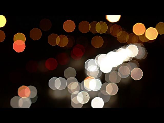 Traffic Bokeh (Creative Septagonal Lights Blur) - Royalty Free Video