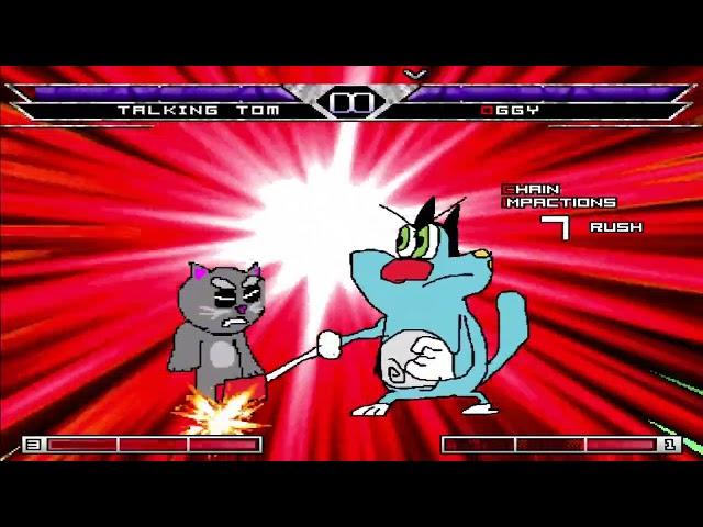 KOF MUGEN Talking Tom vs Oggy (Alerkina4)