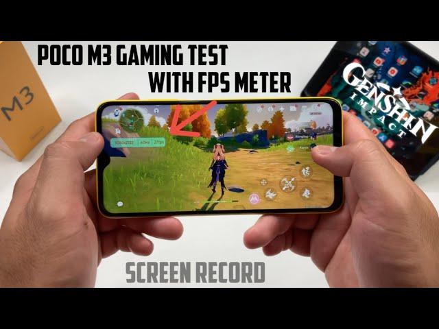 POCO M3 Gaming Test Genshin Impact Low 60 FPS | Screen Record