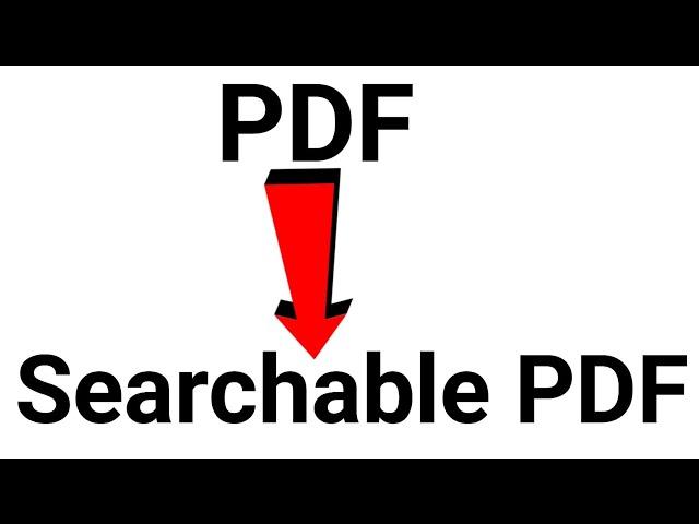 Searchable PDF | ONLINE EXAM SPECIAL | OCR | Pdf | #Exam