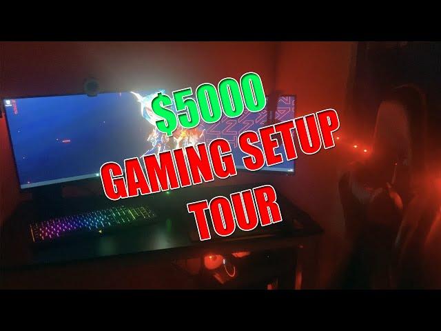 My $5000 2022 Ultimate Gaming Setup Tour! (Fortnite & Valorant)