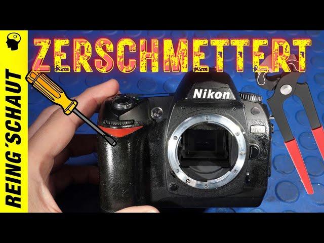 Steckt viel drin: Nikon D70 DSLR zerlegt | Teardown!