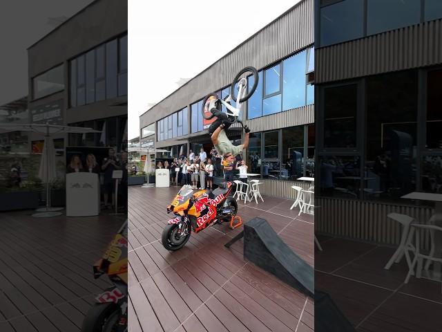 Backflip over MotoGP Bike 