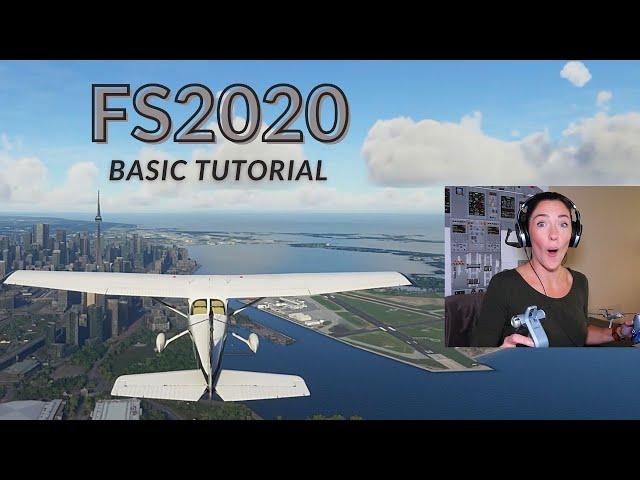 Flight Simulator 2020 Basic Tutorial | Q400 Captain Explains FS2020 | Start + Checklists & A Flight!