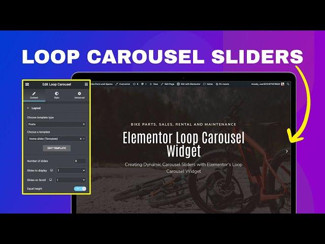 Elementor's Loop Carousel Widget: Create Dynamic Carousel Sliders in 3 Steps