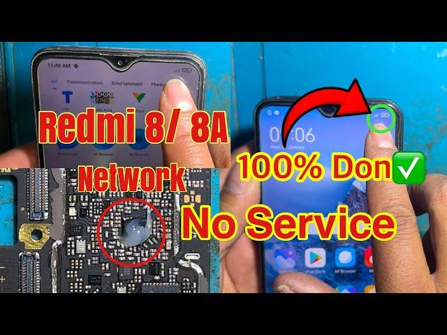 REDMI 8 NETWORK NO SERVICE PROBLEM || REDMI 8/8A NETWORK PROBLEM || NO SERVICE SOLUTION