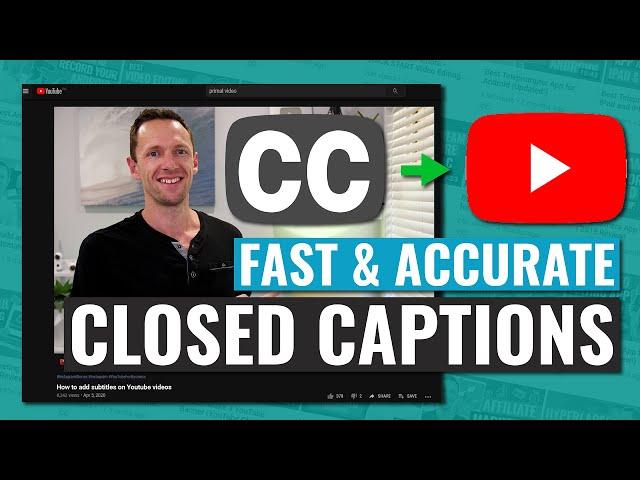 How to Add Subtitles on YouTube Videos Fast & ACCURATE!