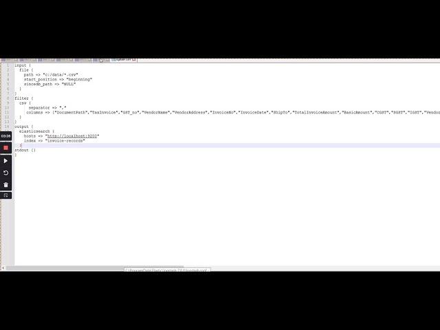 Push .CSV Data into elastic search using Logstash