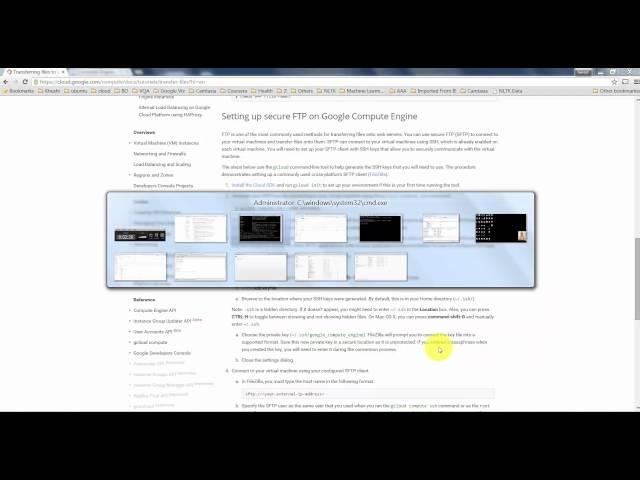 Transferring files to your hosting server on Compute Engine - google cloud sftp