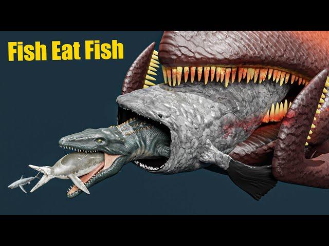 Fish eat Fish | Comparison | 3D animation