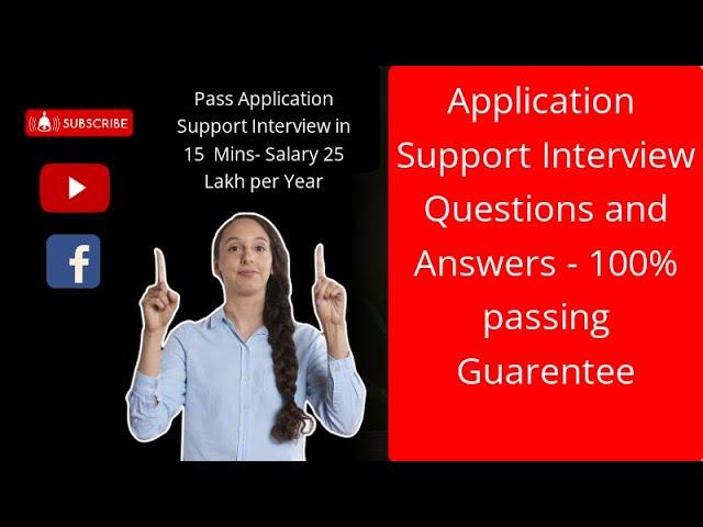 Application Support Interview Questions in Hindi | Pass your Application support interview in minute