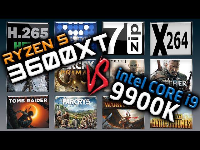 3600XT vs 9900K Benchmarks – 15 Tests 