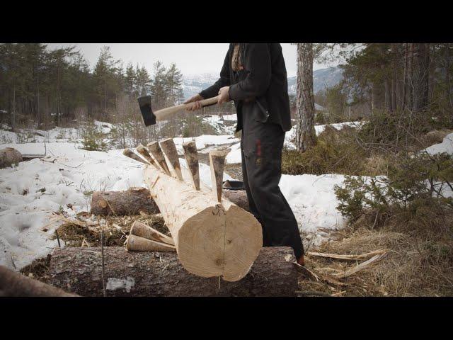 1800s Hardanger boat - building process