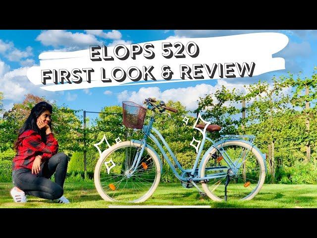 ELOPS 520 LOW FRAME CITY BIKE REVIEW & FIRST LOOK | COFFEEWITHSHARU