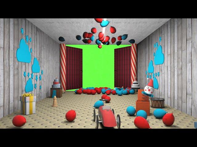 Amazing Birthday Celebration Green Screen | 3D Animation 2020