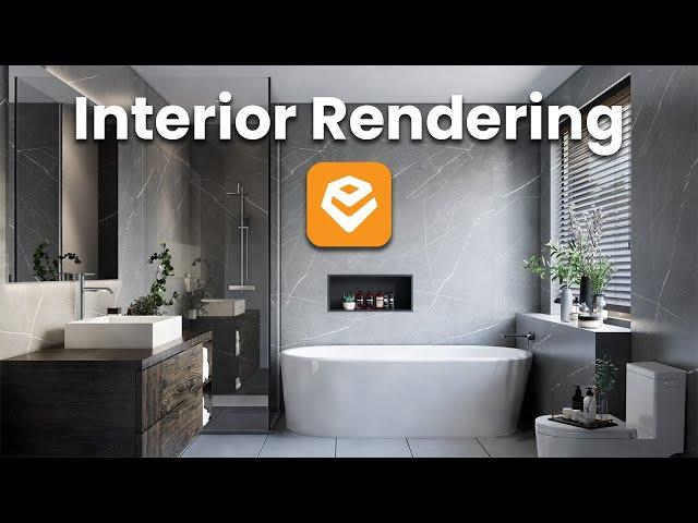 Bathroom Rendering for Interior Designers (SketchUp + Enscape)