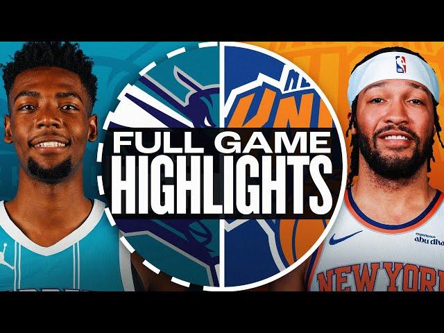 HORNETS at KNICKS | FULL GAME HIGHLIGHTS | December 5, 2024