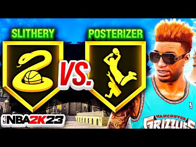 POSTERIZER VS SLITHERY - WHICH WOULD YOU RATHER HAVE IF YOU CAN ONLY HAVE ONE IN NBA 2K23?