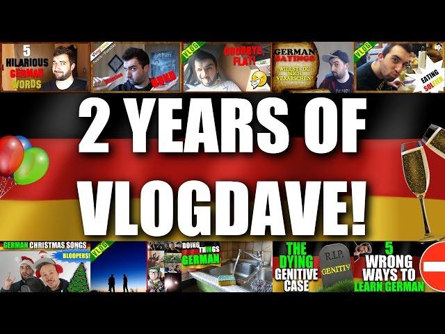 2 Year YouTube Anniversary: Learn German with Daveinitely!