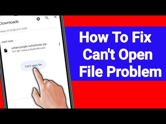 Can't Open File | How To Fix Can't Open File Problem |