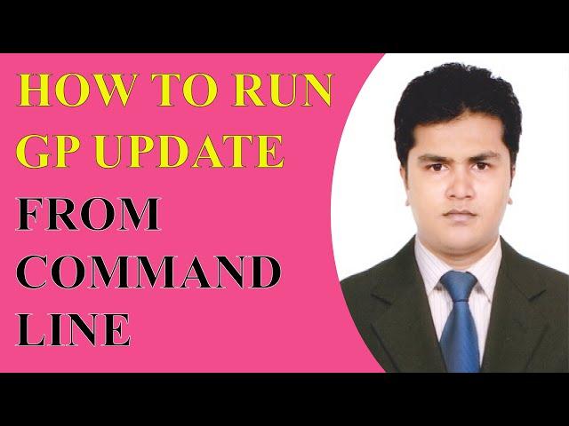 Group Policy Update using command prompt