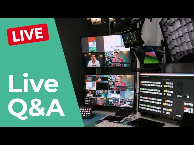  Live Q&A! Testing out YouTube SRT ingestion and answering your questions about livestreaming gear!