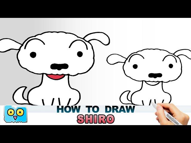 How to Draw Shiro Shin Chan