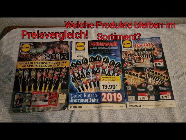 Lidl Feuerwerk Prospekte durchblättern und analysieren...