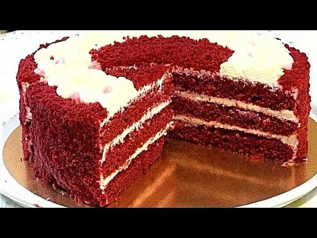 Торт КРАСНЫЙ БАРХАТ. Эффектный, нежный и очень вкусный. /Cake RED VELVET