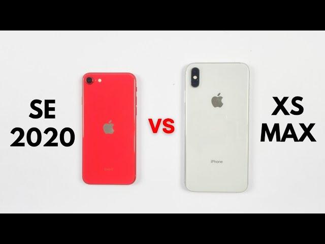 iPhone SE 2020 Vs iPhone XS Max Speed Test & Camera Comparison 2023