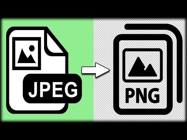 How To Convert JPG To PNG Image With A Transparent Background