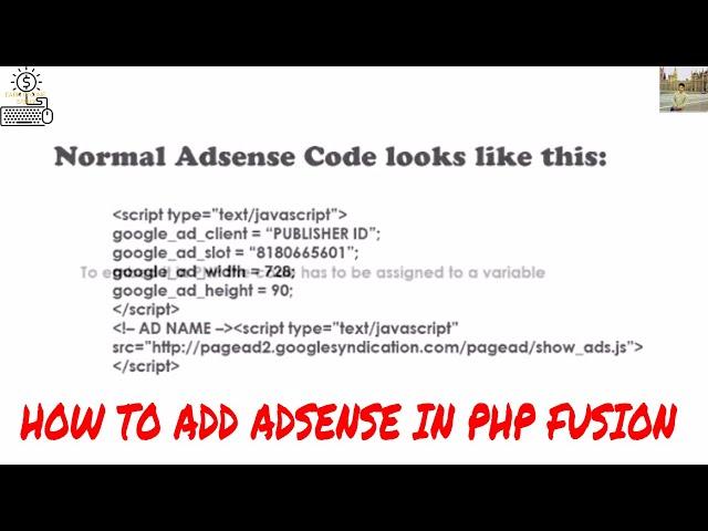 HOW TO ADD ADSENSE IN PHP FUSION