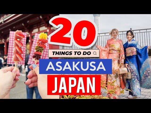 20 things you MUST DO in ASAKUSA, TOKYO  | Japan Travel Guide