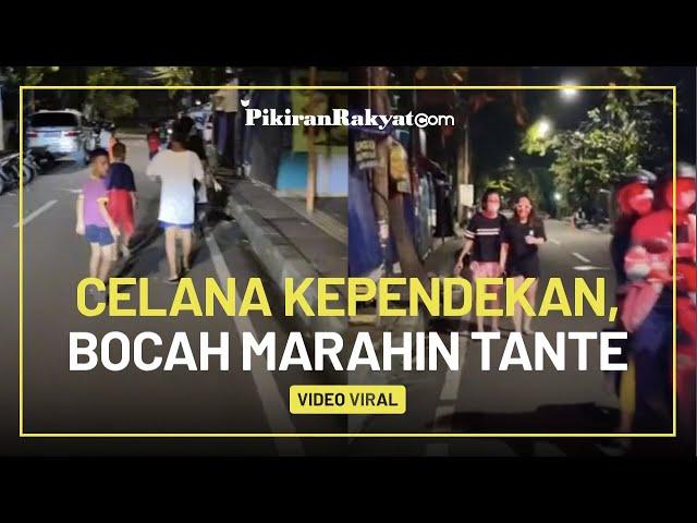 Viral TikTok, Video Tante-tante Dimarahin Bocah Gegara Pakai Celana Kependekan