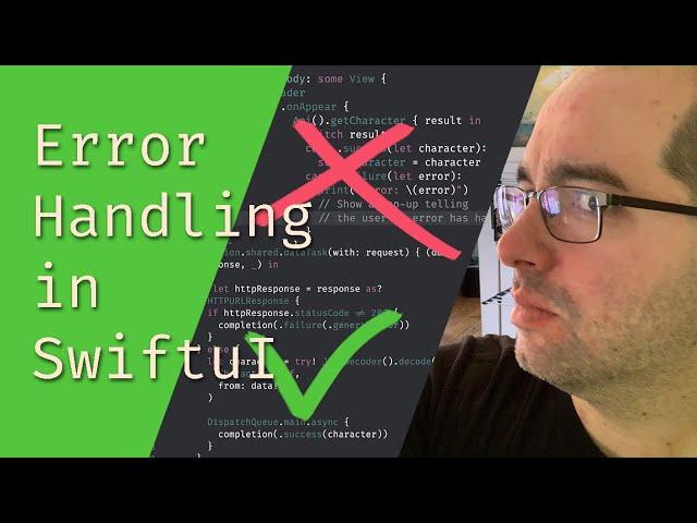 Error Handling in SwiftUI - The Matthias iOS Development Show