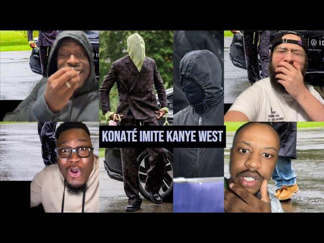 KONATÉ IMITE KANYE WEST ( LES RÉACTIONS A L’ARRIVÉE DES JOUEURS AU CLAIRFONTAINE )