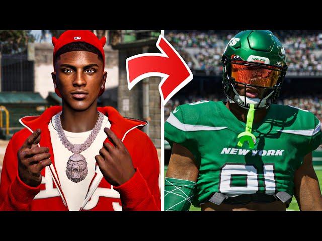 JUCO Walk On To NFL Star - College Football 25 Road To Glory (FULL MOVIE)