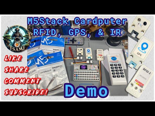 Flipper Zero alternative??? M5Stack’s IR Reflector, GPS, & RFID mods on Cardputer w/ Bruce v1.6.1