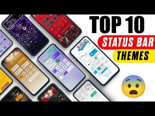 Top 10 Best Status Bar MIUI Themes | Best Control Panel Miui Themes | Miui 12,12.5,13