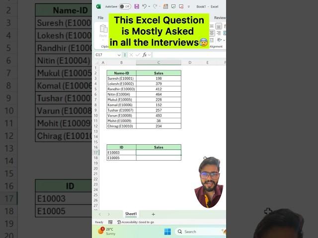 Excel Mostly Asked Question‼️Use Amazing Trick #excel #exceltips #exceltutorial #shorts